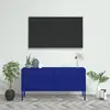 Image de vidaXL Meuble TV - Bleu marine acier