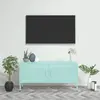 Image de vidaXL Meuble TV - Vert menthe 105 cm