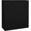 Image de vidaXL Armoire de bureau - Noir