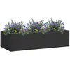 Image de vidaXL Boîte à fleurs Anthracite 90x40 cm - Acier