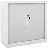 Image de vidaXL Armoire à portes coulissantes - Gris