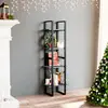 Image de vidaXL Bibliothèque 4 niveaux Gris