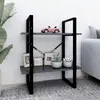 Image de VidaXL Bibliothèque à 2 niveaux 60x30x70 cm - Gris