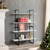 Image de VIDAXL Bibliothèque 4 niveaux bois ingénierie