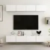Image de VIDAXL Meubles TV 4 pcs Blanc