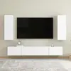 Image de vidaXL Ensemble Meubles TV - Blanc