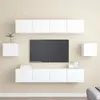 Image de VidaXL Ensemble de meubles TV 6 pcs - Blanc