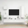 Image de vidaXL Meubles TV 5 pcs - Blanc bois d'ingénierie