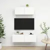 Image de vidaXL Ensemble Meubles TV Blanc