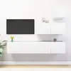 Image de vidaXL Ensemble TV 4 pcs Blanc