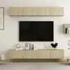 Image de VidaXL Meubles TV 4 pcs - Chêne sonoma