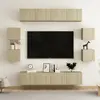 Image de vidaXL Meubles TV 8 pcs - Chêne sonoma