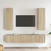 Image de vidaXL Ensemble Meubles TV 4 pcs - Chêne sonoma