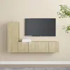 Image de vidaXL Ensemble de meubles TV Chêne Sonoma