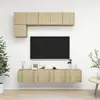 Image de vidaXL Ensemble Meubles TV - Chêne Sonoma