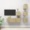 Image de vidaXL Ensemble de meubles TV 5 pcs - Chêne sonoma