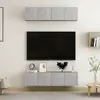 Image de vidaXL Meuble TV - Gris béton 60 cm