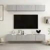 Image de vidaXL 4 pcs Gris béton