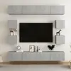 Image de VidaXL Ensemble meuble TV 8 pcs - Gris béton