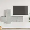 Image de vidaXL Ensemble meubles TV 3 pcs Gris béton