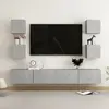 Image de vidaXL Ensemble TV - Gris béton