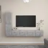 Image de vidaXL Ensemble meubles TV 4 pcs - Gris béton