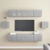 Image de vidaXL Ensemble Meubles TV 6 pcs - Gris Béton