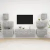Image de vidaXL Ensemble de Meubles TV 8 pcs - Gris Béton