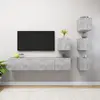Image de Vidaxl Ensemble de Meubles TV - Gris Béton