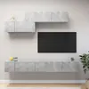 Image de VIDAXL Ensemble de meubles TV 6 pcs - Gris béton