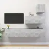 Image de vidaXL Ensemble de Meubles TV - Gris Béton