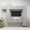 Image de vidaXL Meubles TV 9 pcs - Gris béton