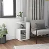 Image de VidaXL Table d'appoint - Blanc