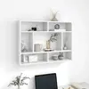 Image de vidaXL Étagère Murale Blanc Bois d’Ingénierie