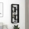 Image de vidaXL Étagère Murale Bois Noir