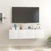 Image de vidaXL Meubles TV suspendus 2 pcs - Blanc
