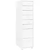 Image de vidaXL Classeur mobile Blanc