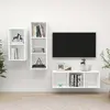 Image de vidaXL Ensemble TV - Blanc
