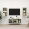 Image de vidaXL Chêne Sonoma - Ensemble Meubles TV Suspendus