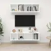 Image de vidaXL Meubles TV muraux 2 pcs - Blanc