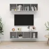 Image de vidaXL Meubles muraux TV - Gris béton