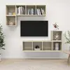 Image de vidaXL Ensemble Meubles TV 4 pcs - Chêne Sonoma