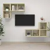 Image de Ensemble Meubles TV mural vidaXL - Chêne sonoma
