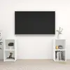 Image de vidaXL Meubles TV - 2 pcs Blanc