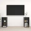 Image de vidaXL Meubles TV 2 pcs Gris brillant 72x35x36,5 cm
