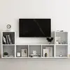 Image de vidaXL Ensemble Meubles TV Blanc - 3 pcs