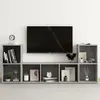 Image de vidaXL Ensemble de meubles TV 3 pcs - Gris béton