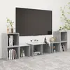 Image de vidaXL Ensemble Meuble TV 6 pcs Gris Béton