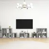 Image de vidaXL Ensemble meubles TV 8 pcs gris béton