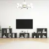 Image de vidaXL Ensemble de Meubles TV MN3080068 - Gris brillant